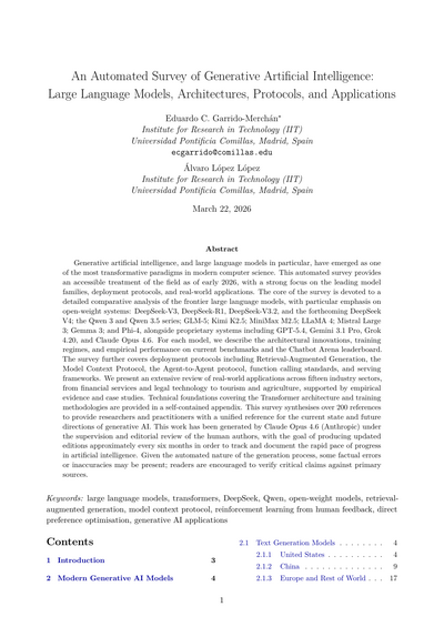 Generative AI survey paper